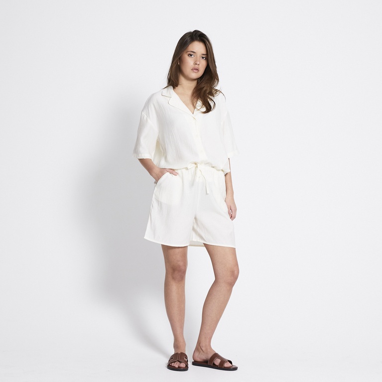 Structure shorts "Athena" Off white